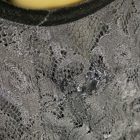 Nili Lotan Black Lace Sleeveless Dress Size 10 - Picture 7 of 10